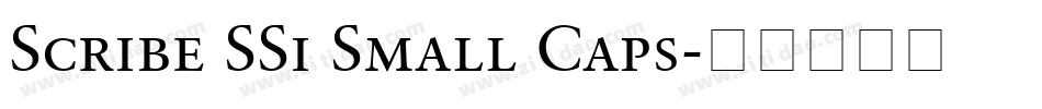 Scribe SSi Small Caps字体转换